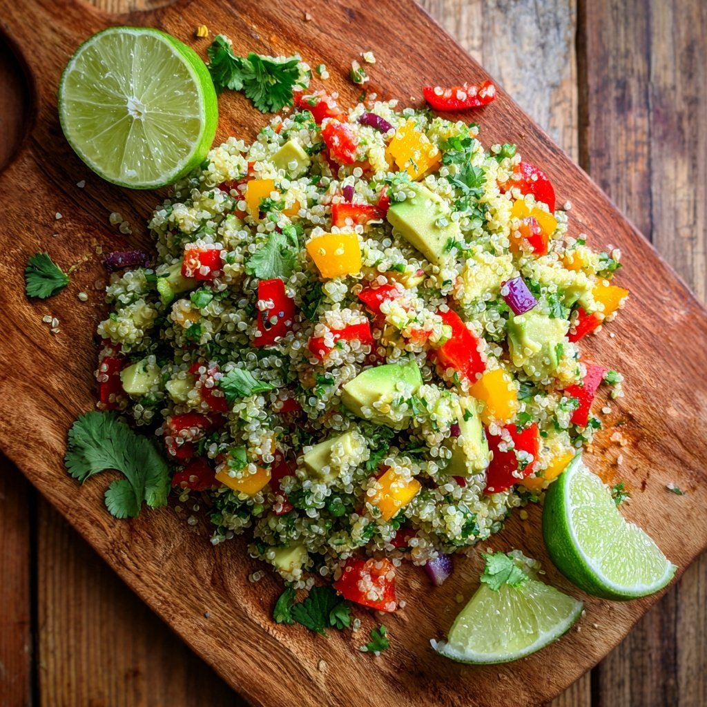 Healthy Avocado Quinoa Salad