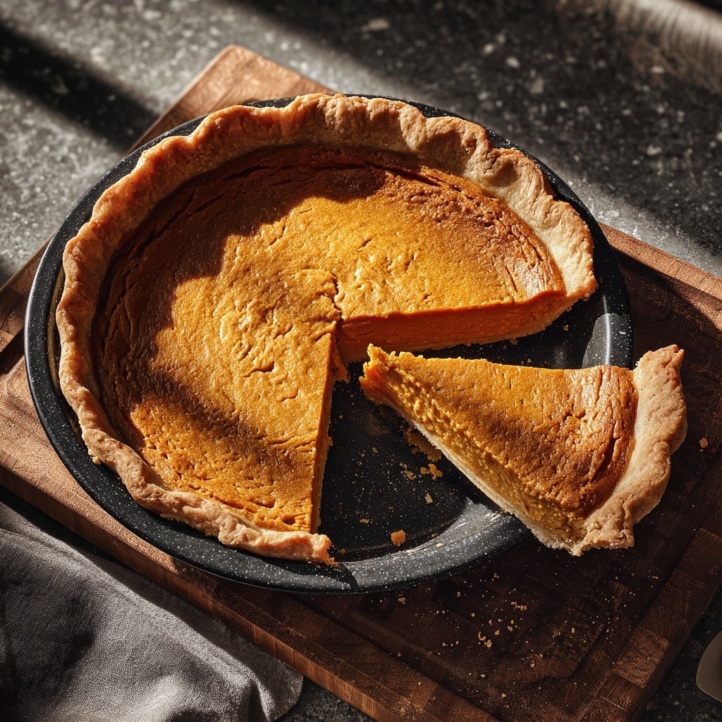Festive Spiced Pumpkin Pie
