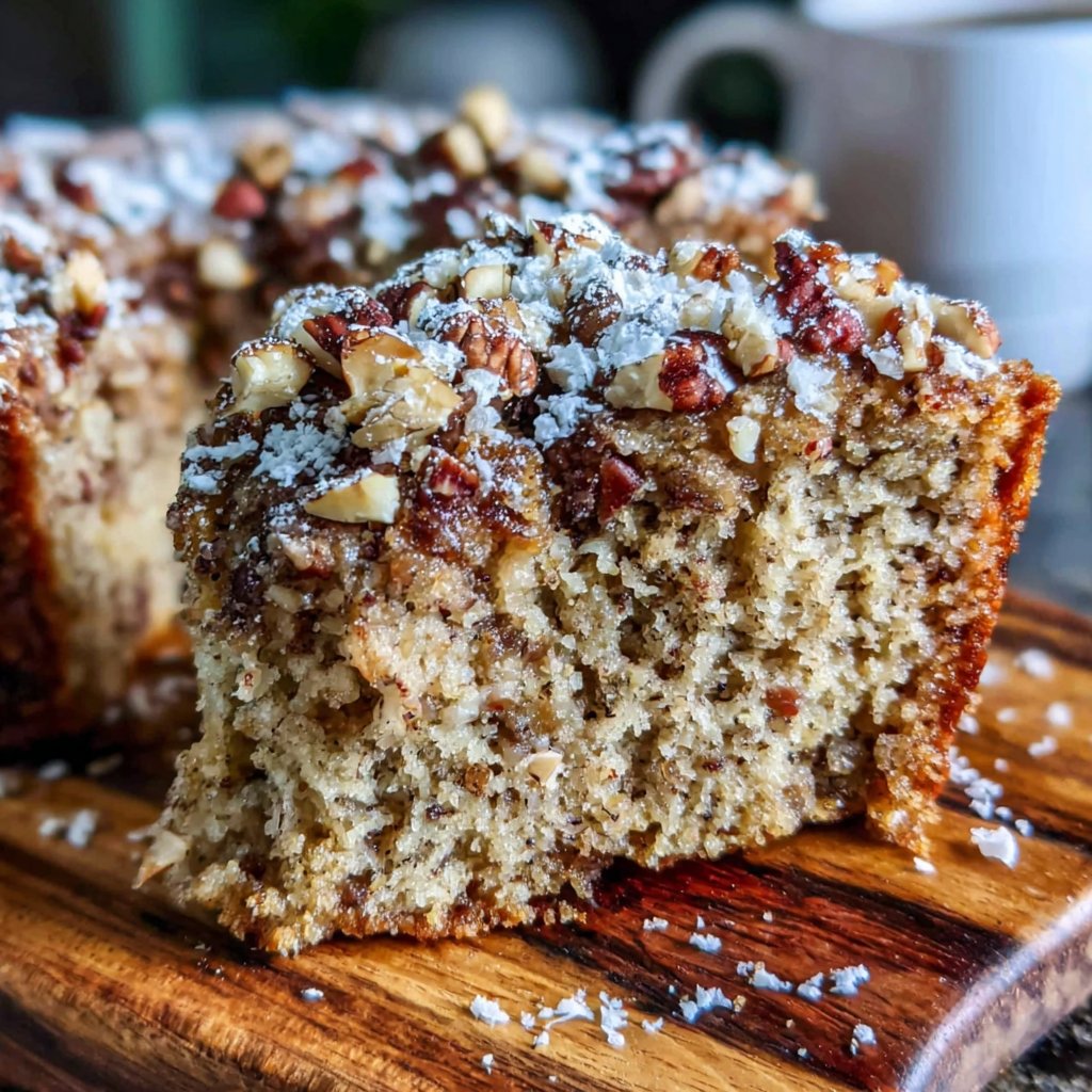 Spiced Dandelion Nut Cake