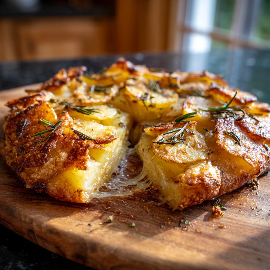 Rustic Airfryer Potato Galette