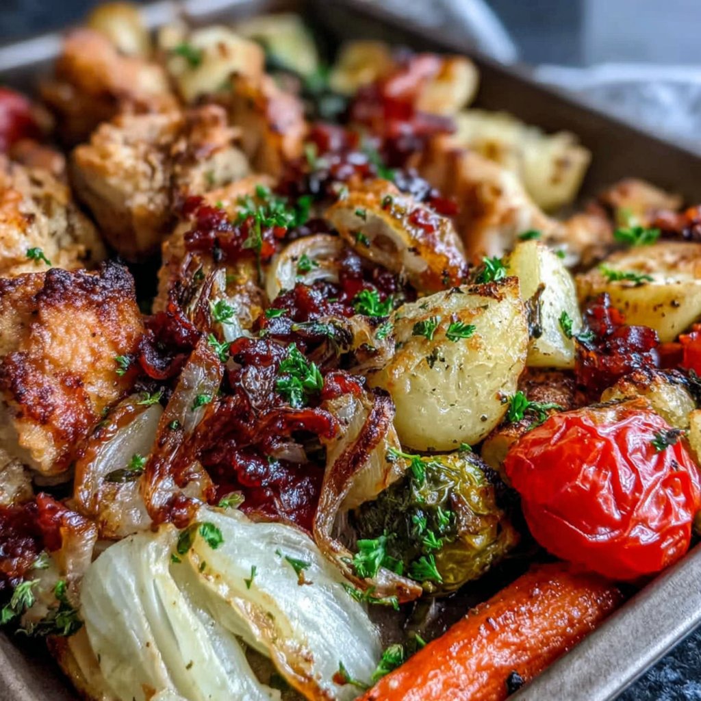 Turkey Vegetable Sheet Pan Dinner