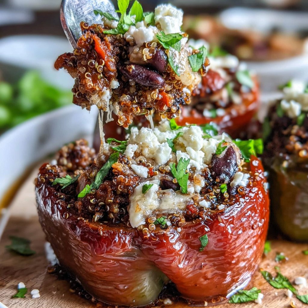 Stuffed Turkey Peppers with Grains
